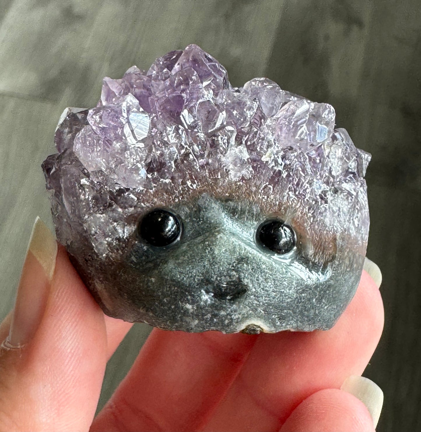 Amethyst Crystal Face