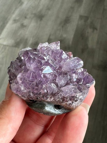 Amethyst Crystal Face