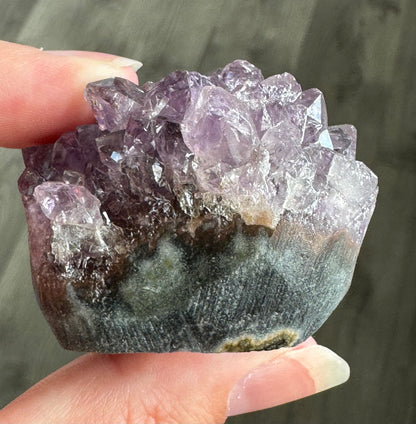 Amethyst Crystal Face