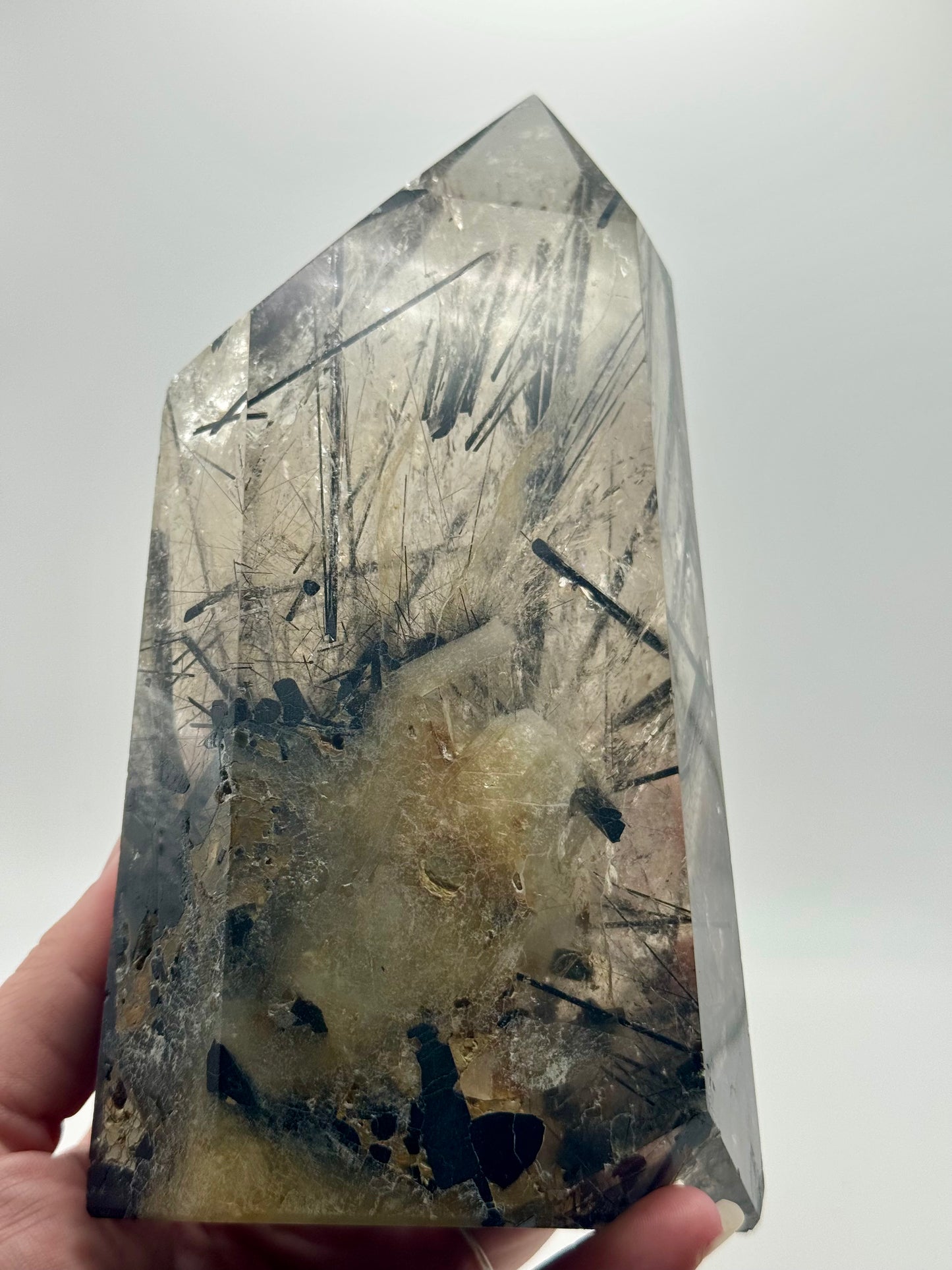 Tourmalinated Quartz Tower
