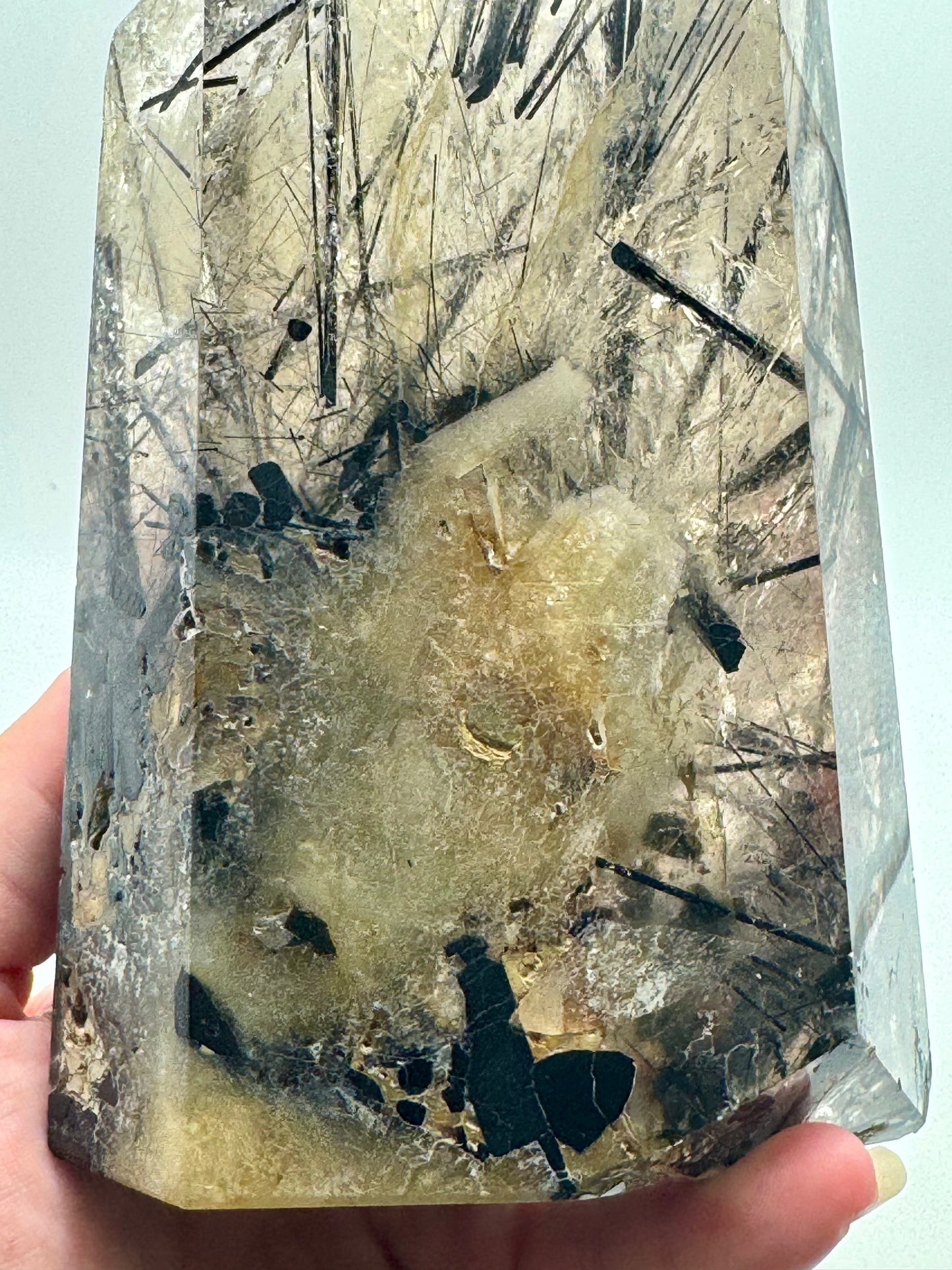 Tourmalinated Quartz Tower