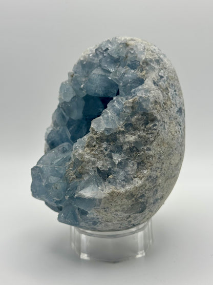 Celestite (Celestine) Crystal Egg Cluster
