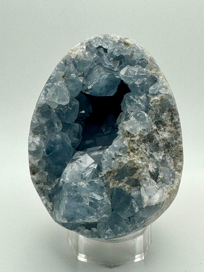 Celestite (Celestine) Crystal Egg Cluster