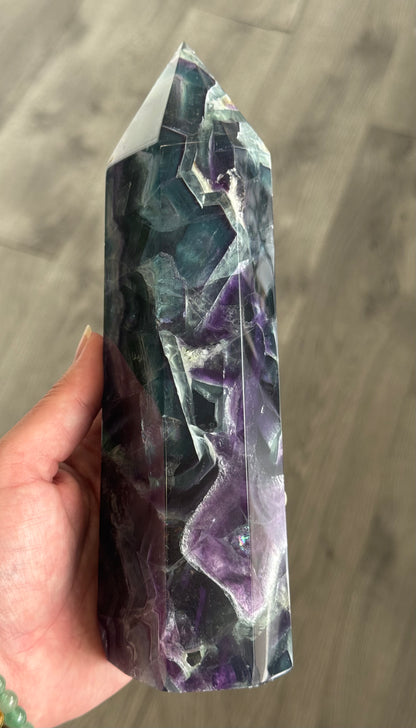 Rainbow Fluorite Tower