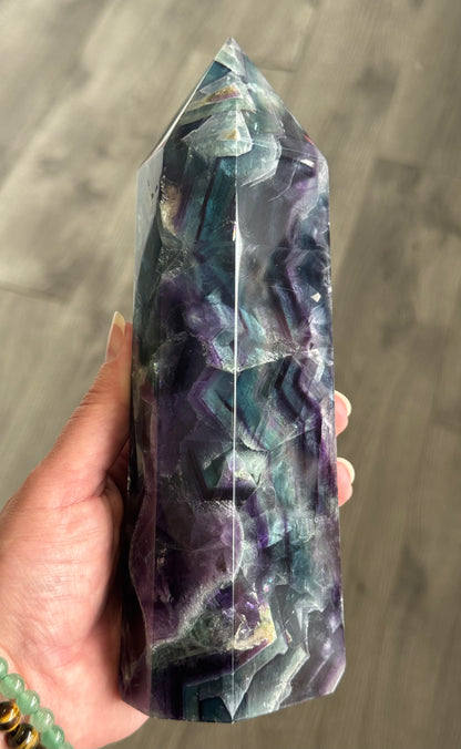 Rainbow Fluorite Tower