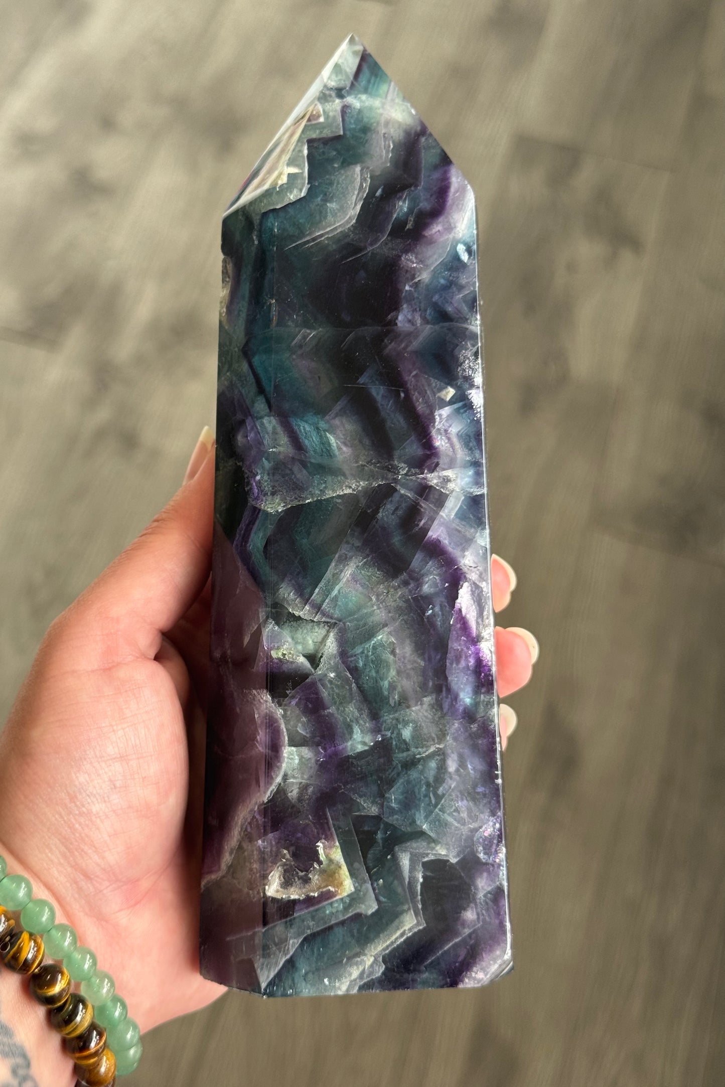 Rainbow Fluorite Tower