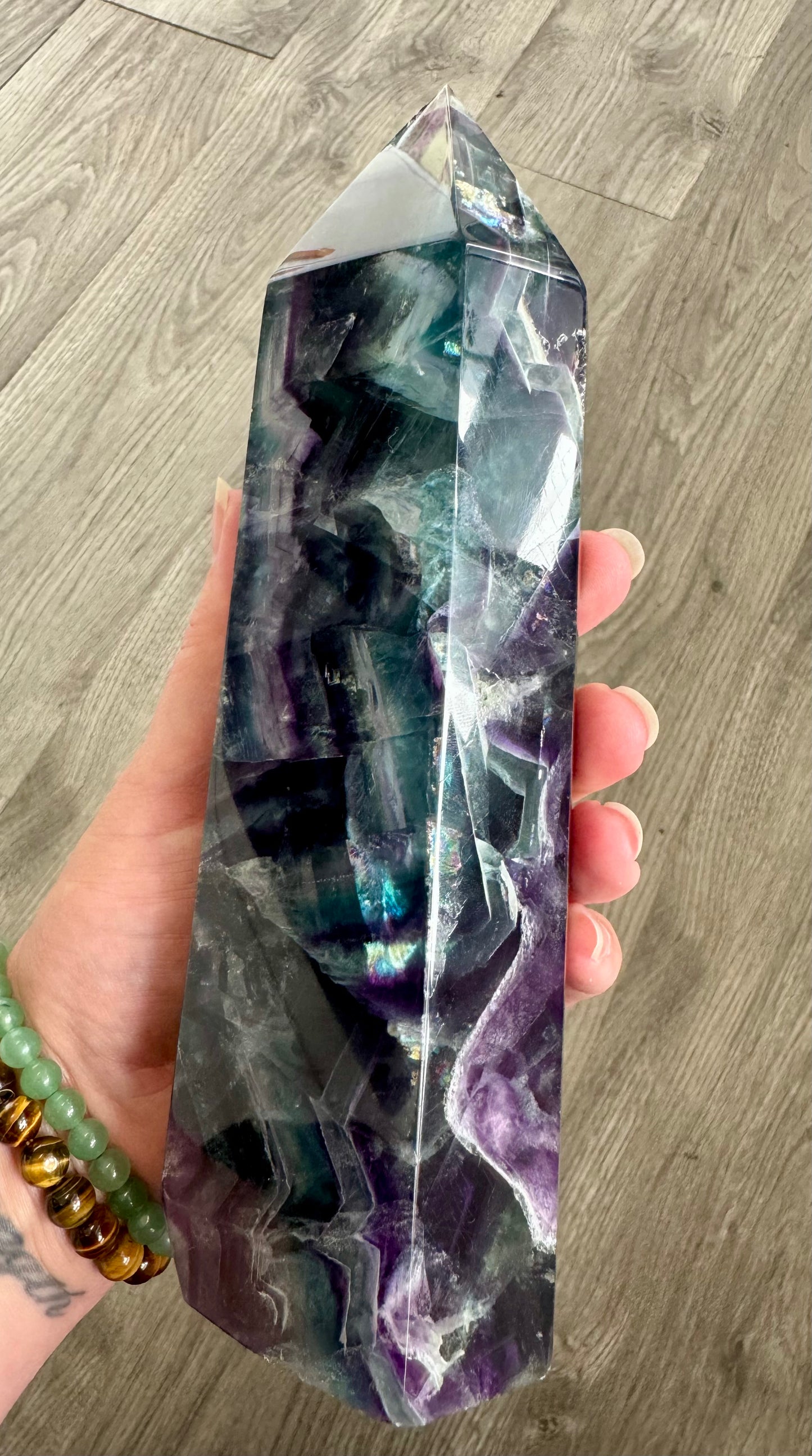 Rainbow Fluorite Tower