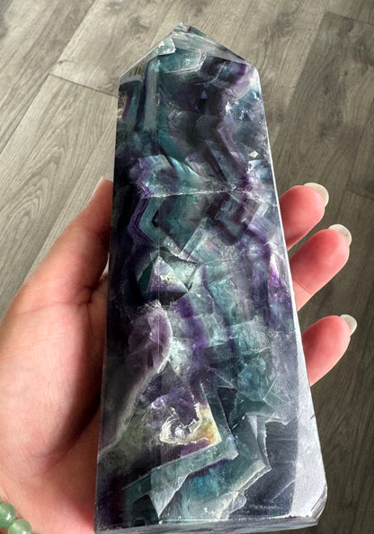 Rainbow Fluorite Tower