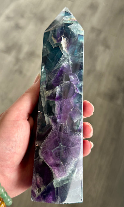 Rainbow Fluorite Tower