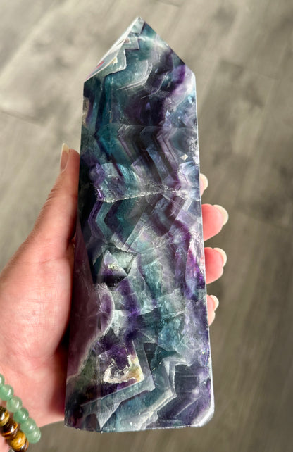 Rainbow Fluorite Tower