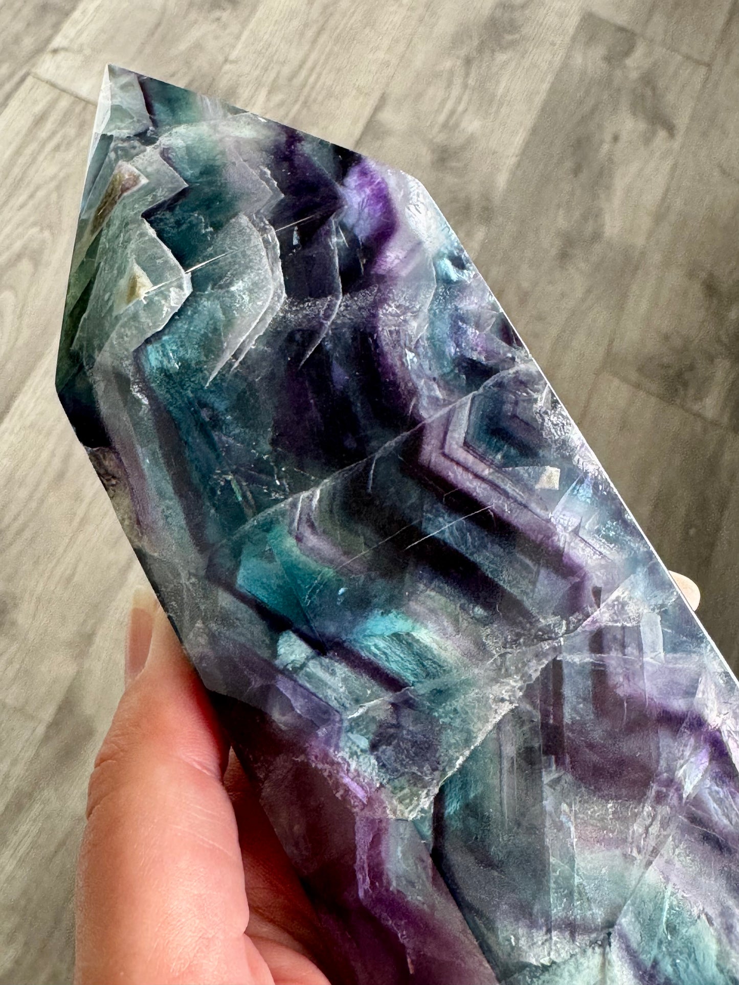 Rainbow Fluorite Tower
