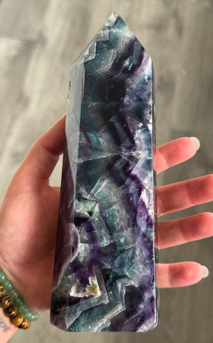Rainbow Fluorite Tower