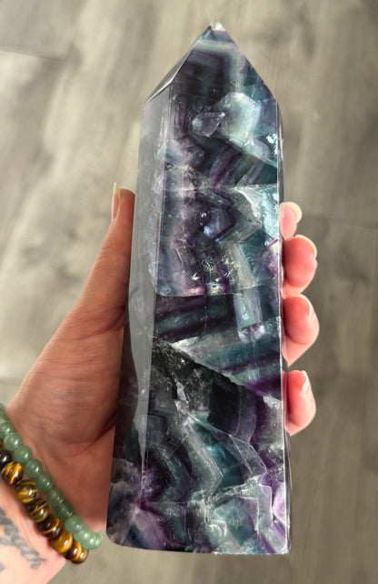 Rainbow Fluorite Tower