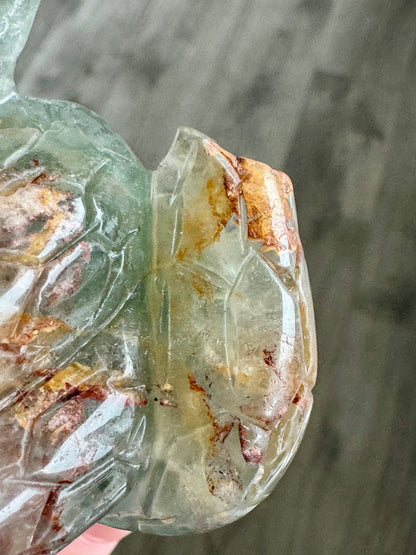 Fluorite Snake Crystal Carving