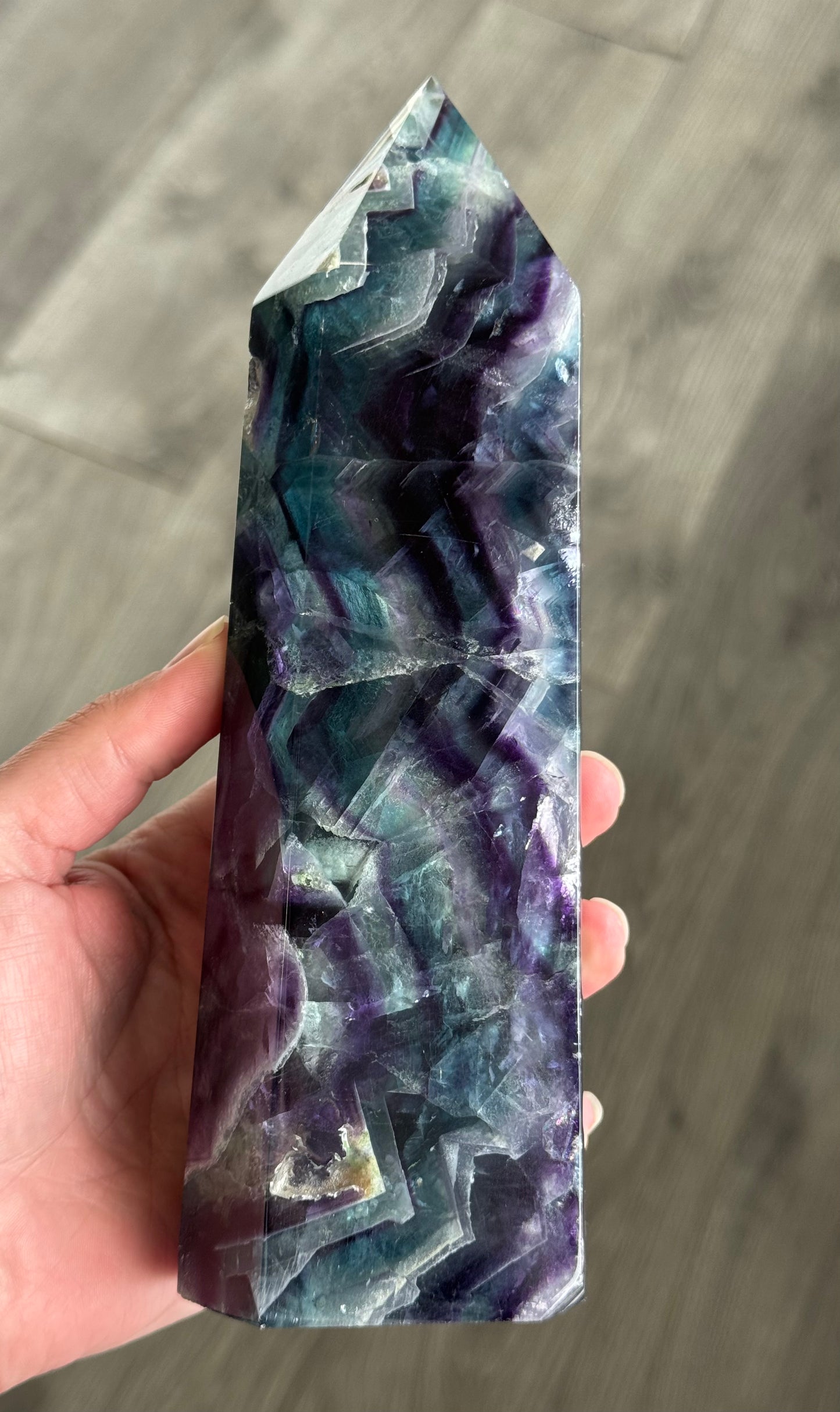 Rainbow Fluorite Tower