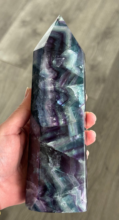 Rainbow Fluorite Tower