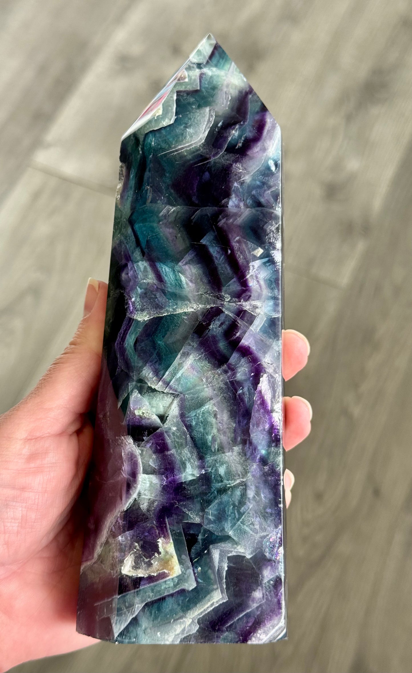 Rainbow Fluorite Tower