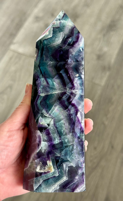 Rainbow Fluorite Tower