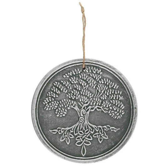 Lisa Parker Tree of Life Terracotta Wall Plaque - Silver