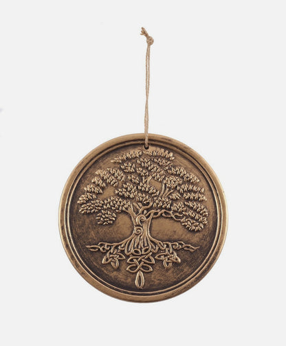 Lisa Parker Tree of Life Terracotta Wall Plaque - Bronze