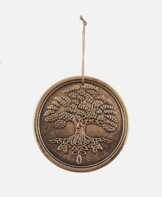Lisa Parker Tree of Life Terracotta Wall Plaque - Bronze