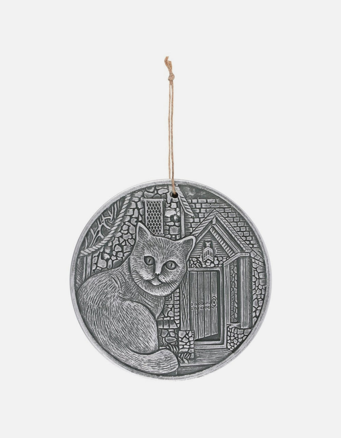 Lisa Parker 'What Lies Within' Terracotta Plaque - Silver