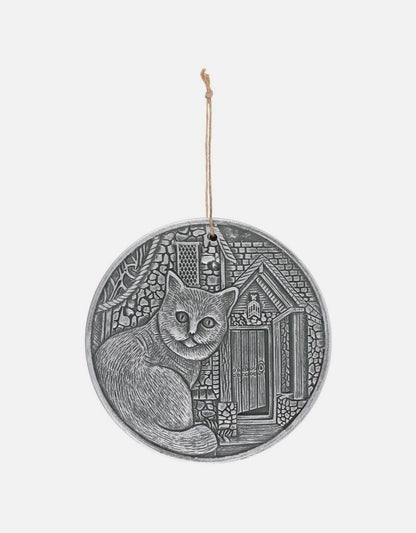Lisa Parker 'What Lies Within' Terracotta Plaque - Silver