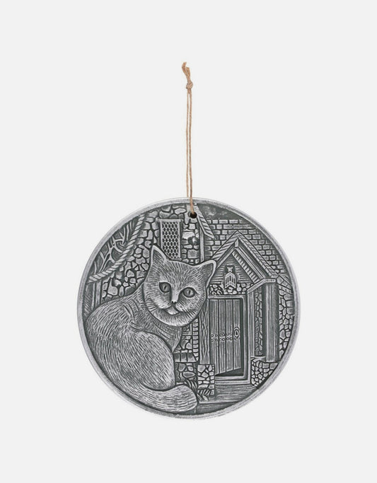 Lisa Parker 'What Lies Within' Terracotta Plaque - Silver