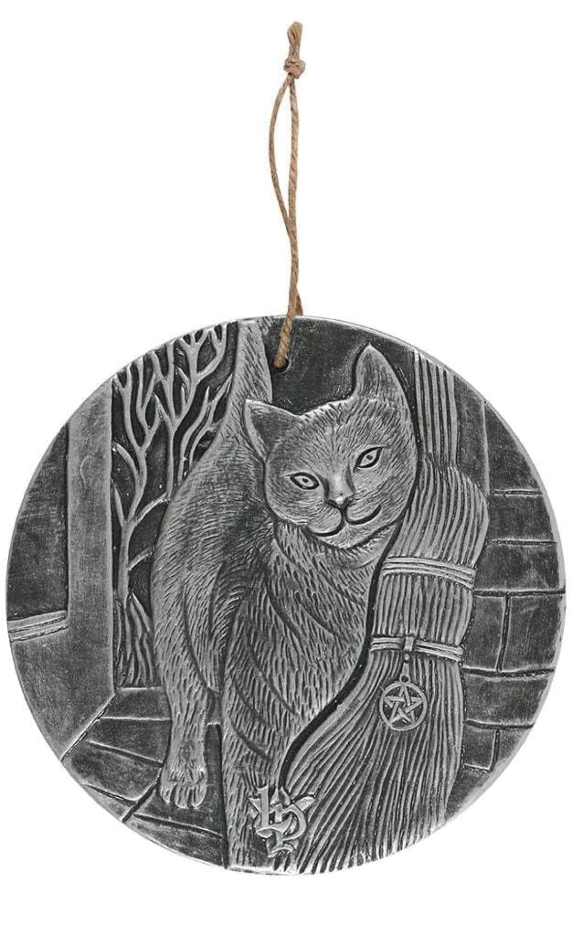 Lisa Parker A Brush with Magick Terracotta Plaque - Silver