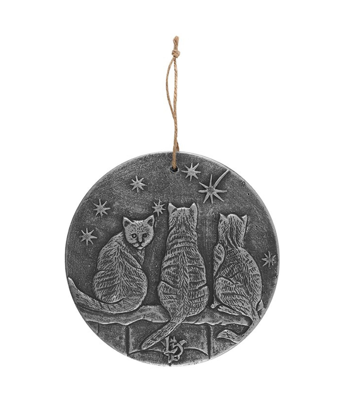 Lisa Parker Wish Upon A Star Terracotta Plaque - Silver