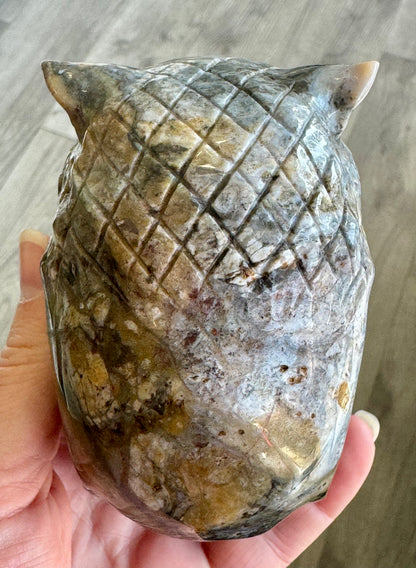 Indian Agate Tiger Head Skull