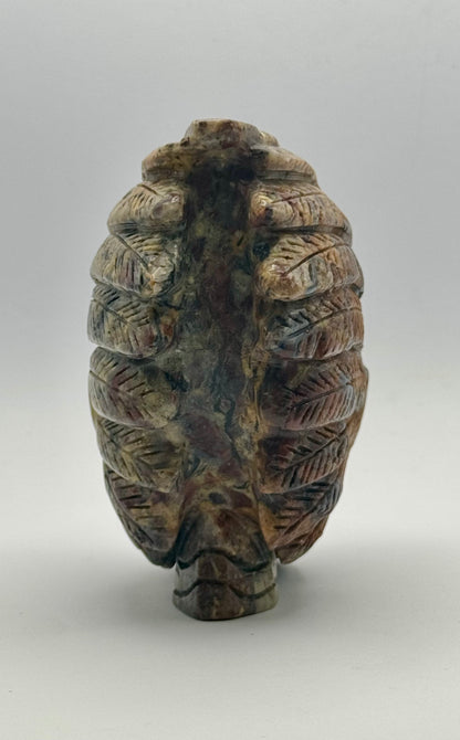 Pietersite Indian Chief Carving