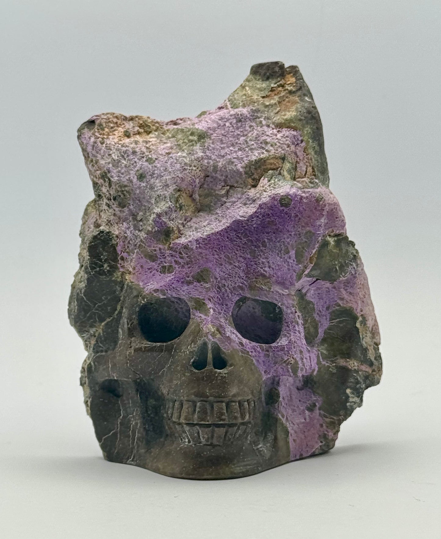Atlantisite Freeform Skull Carving