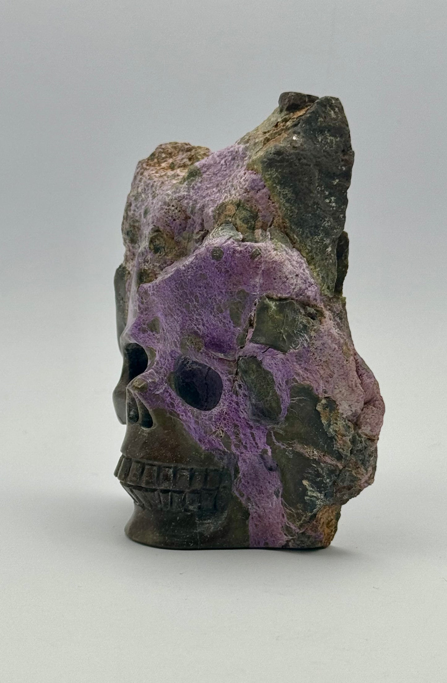 Atlantisite Freeform Skull Carving