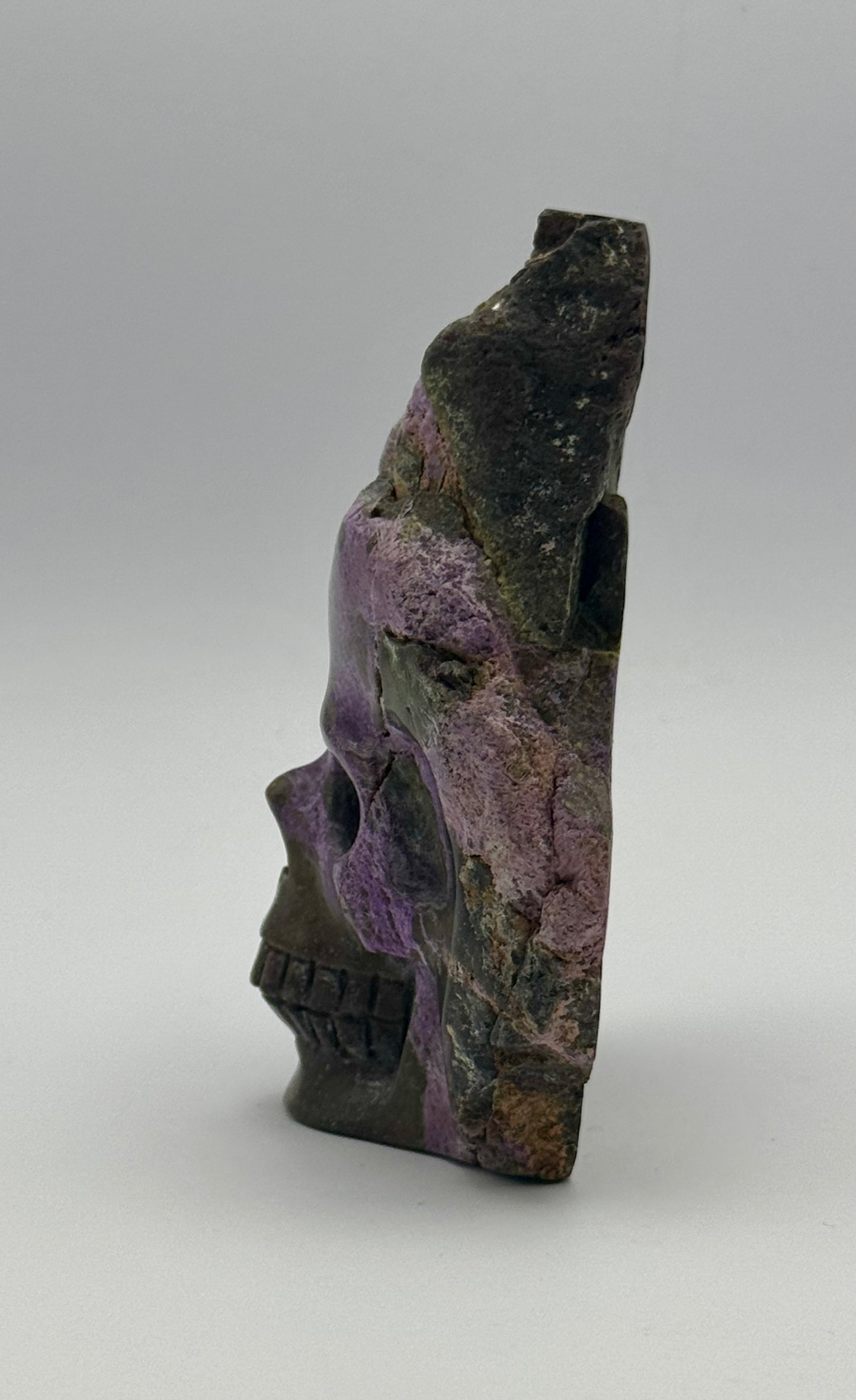 Atlantisite Freeform Skull Carving