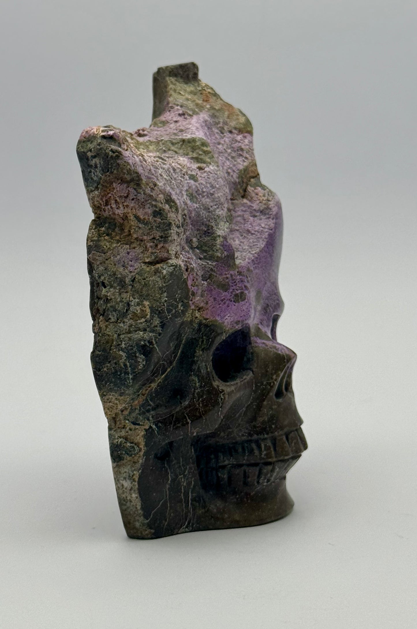 Atlantisite Freeform Skull Carving