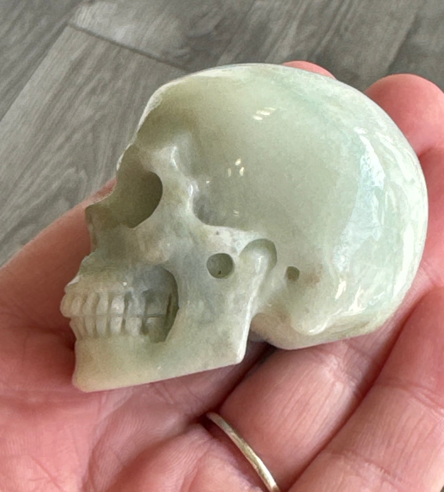 Amazonite Skull