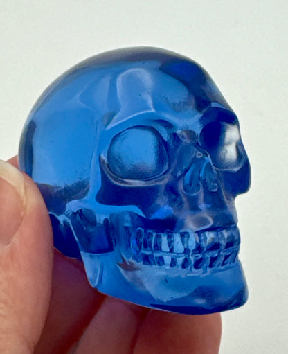 Blue Obsidian 2inch Skull