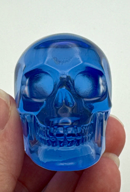 Blue Obsidian 2inch Skull