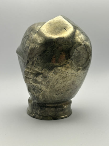 Pyrite Robot Carving