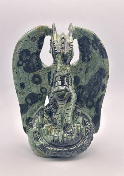 Kambaba Jasper Winged Dragon