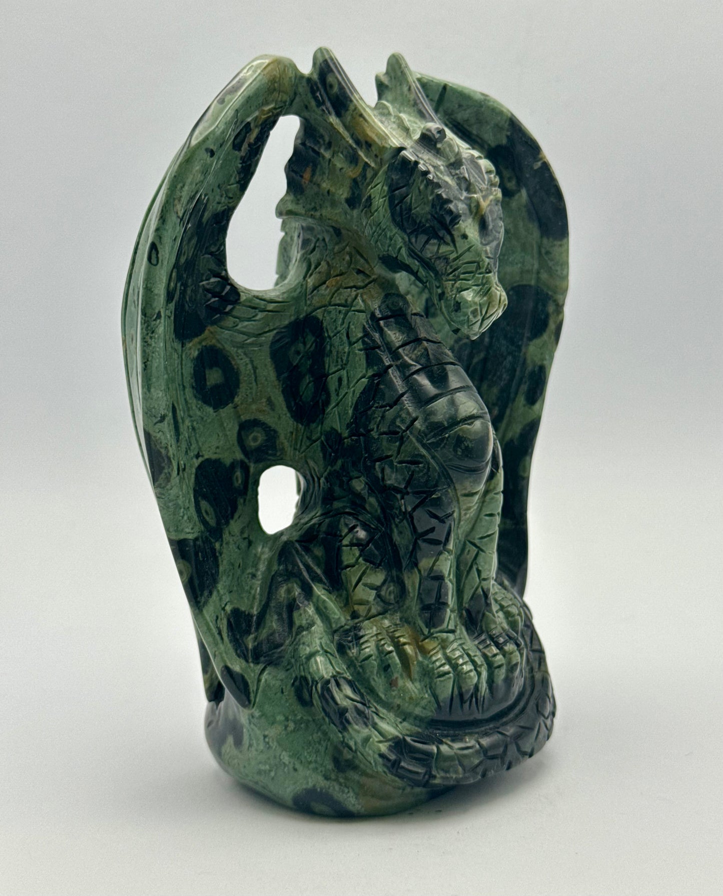 Kambaba Jasper Winged Dragon