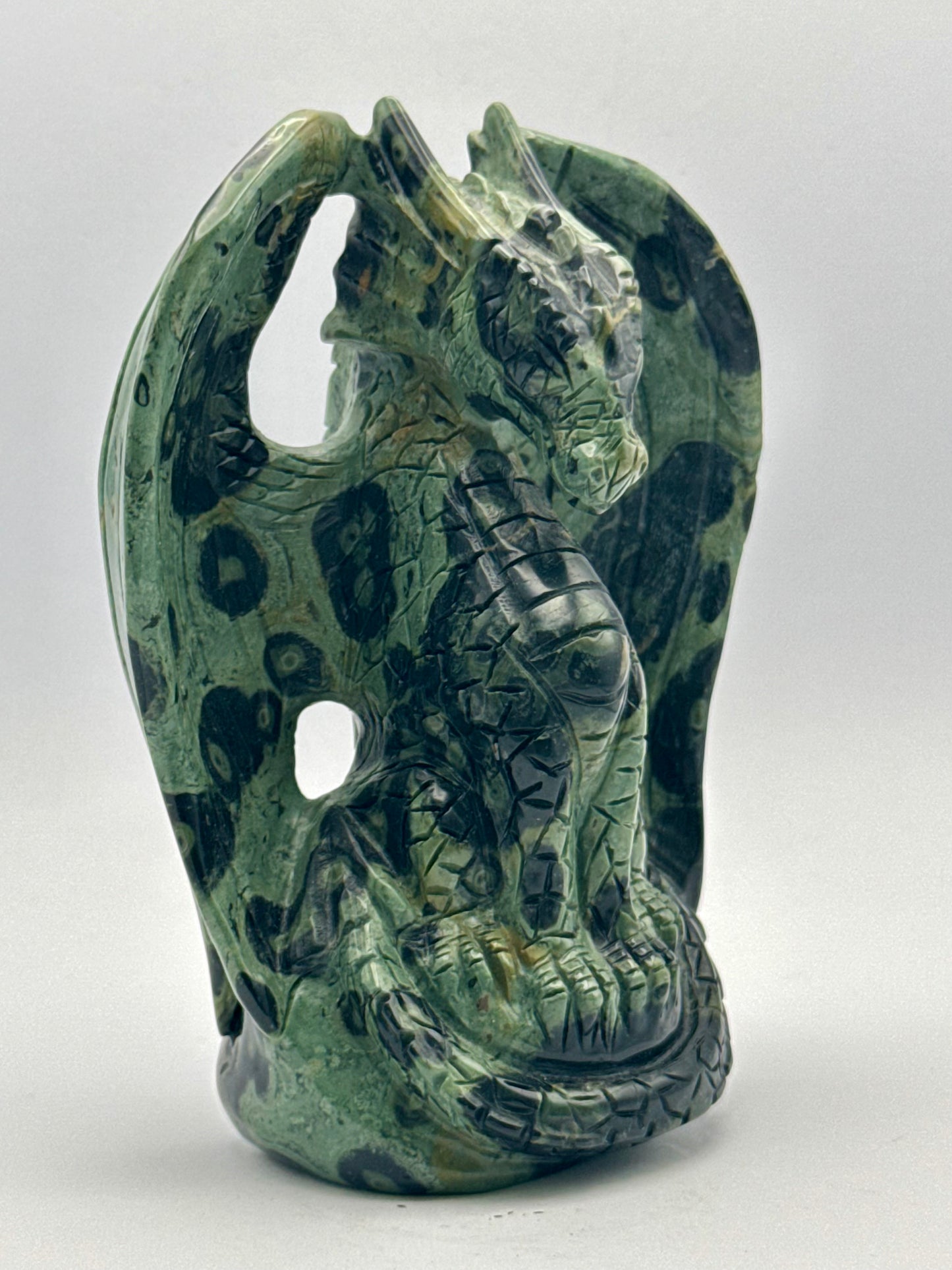 Kambaba Jasper Winged Dragon