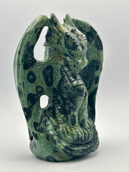 Kambaba Jasper Winged Dragon