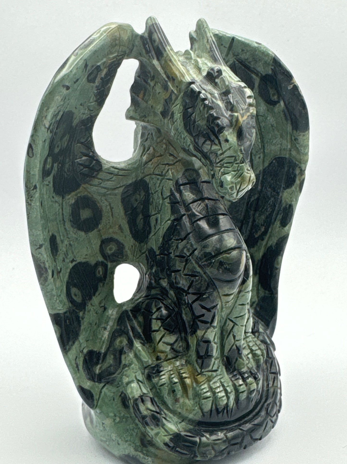 Kambaba Jasper Winged Dragon