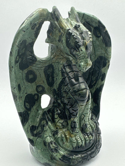 Kambaba Jasper Winged Dragon