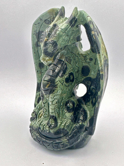 Kambaba Jasper Winged Dragon