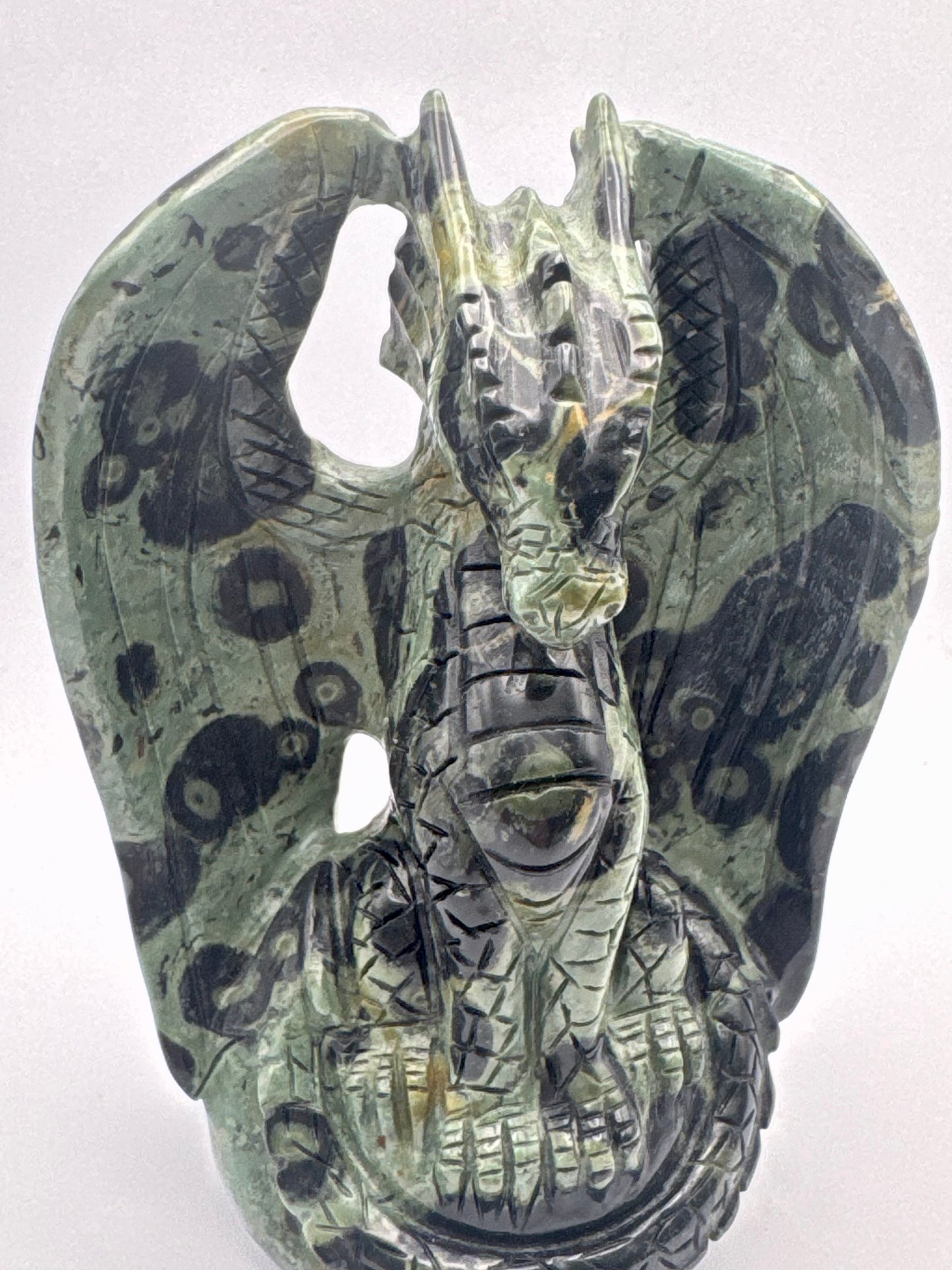 Kambaba Jasper Winged Dragon