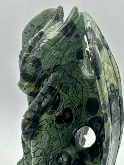 Kambaba Jasper Winged Dragon