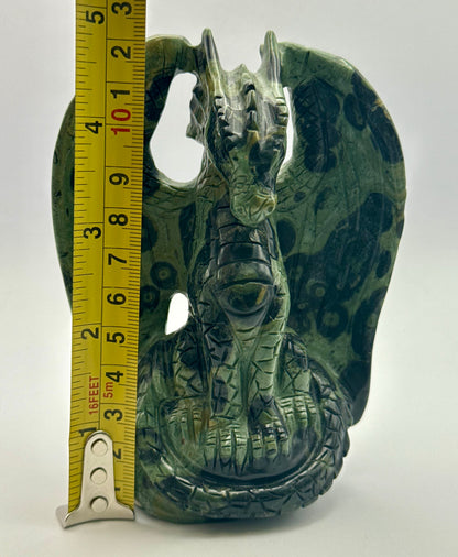 Kambaba Jasper Winged Dragon